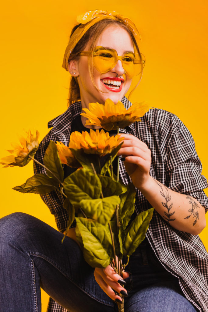 Sunflower portraits